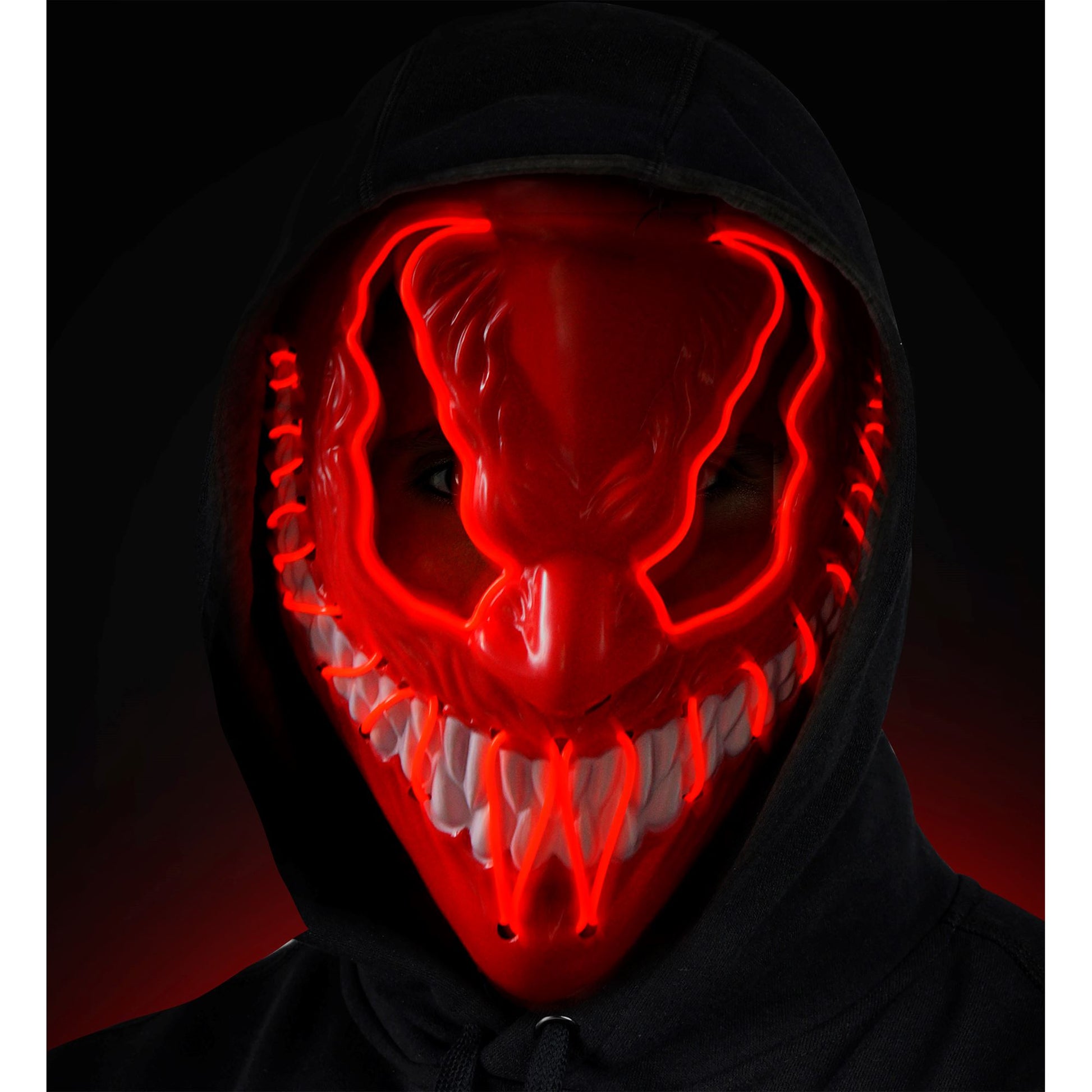 "ROTE LED-MONSTERMASKE" – Ansicht 3