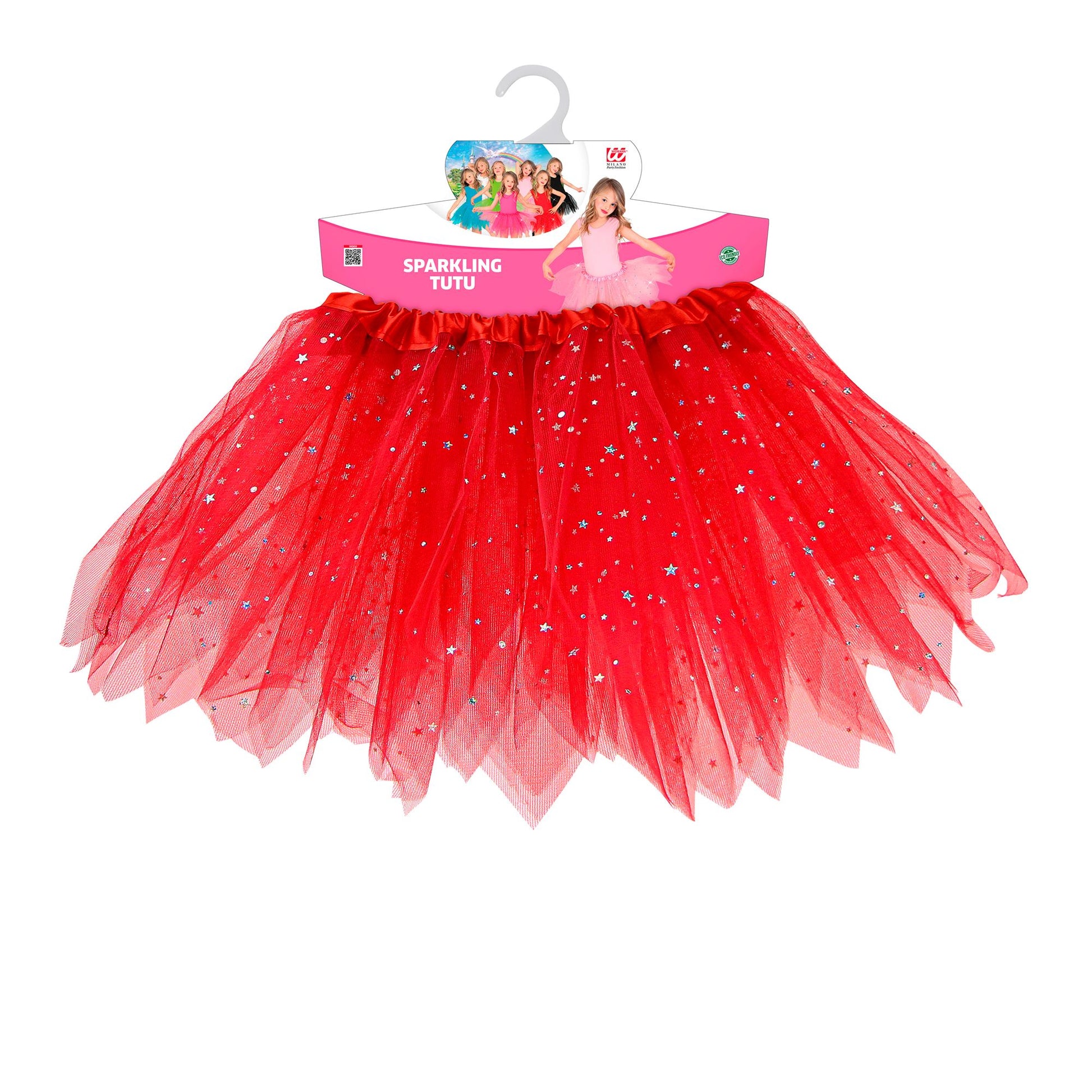 "ROTER GLITZERNDER TUTU" 30 cm – Ansicht 3