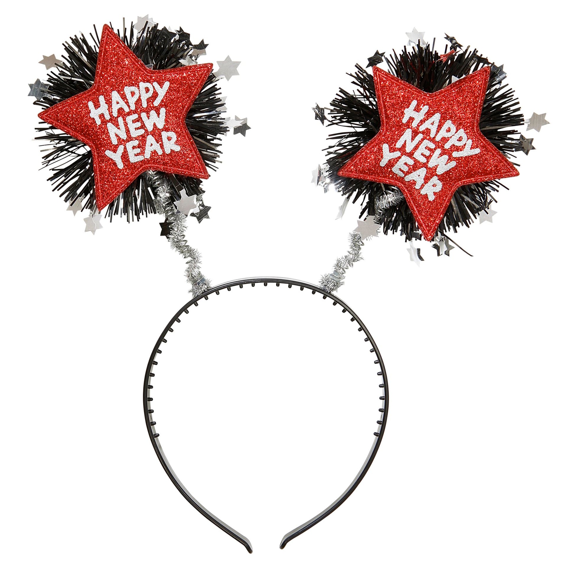"ROTER HAARREIF HAPPY NEW YEAR" – Vorderansicht