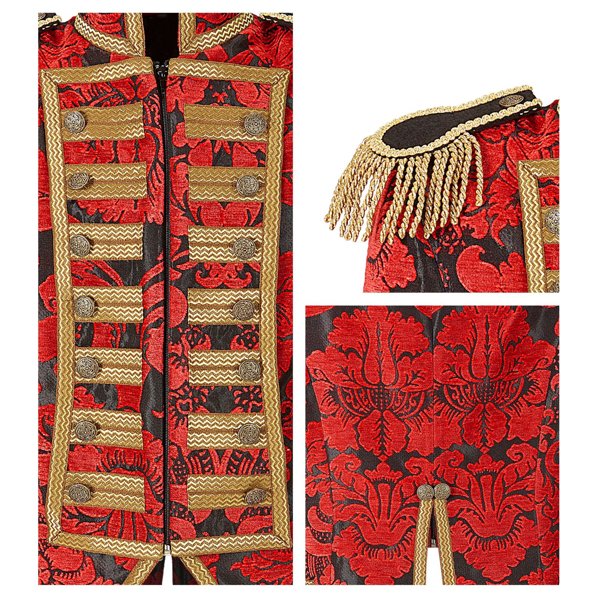 "ROTER PARADEFRACK JACQUARD" für Herren – Ansicht 4