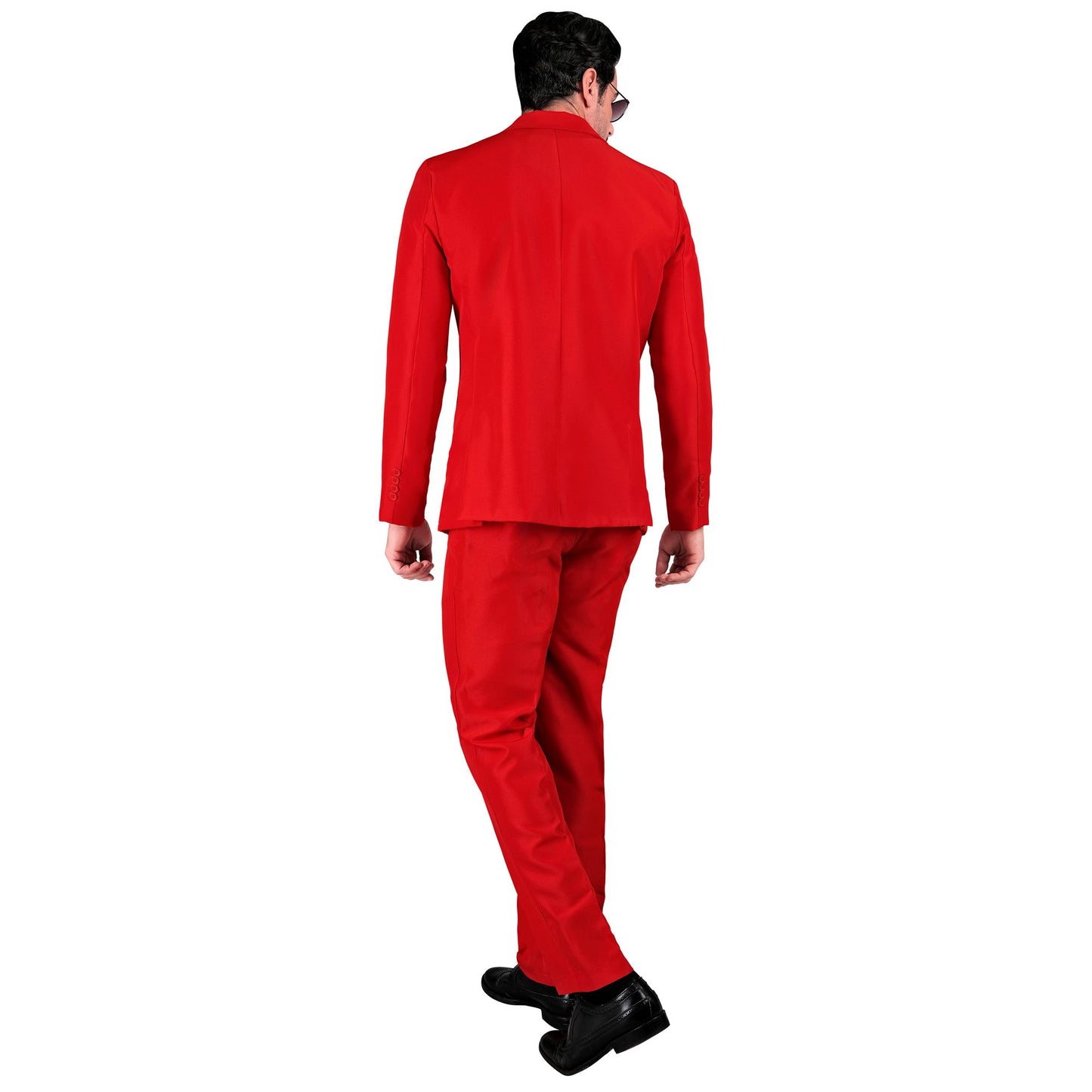 "ROTER PARTY FASHION ANZUG" (Jackett, Hose) – Ansicht 4