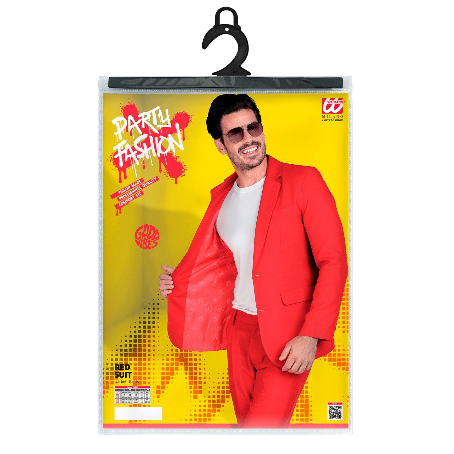 "ROTER PARTY FASHION ANZUG" (Jackett, Hose) – Ansicht 5
