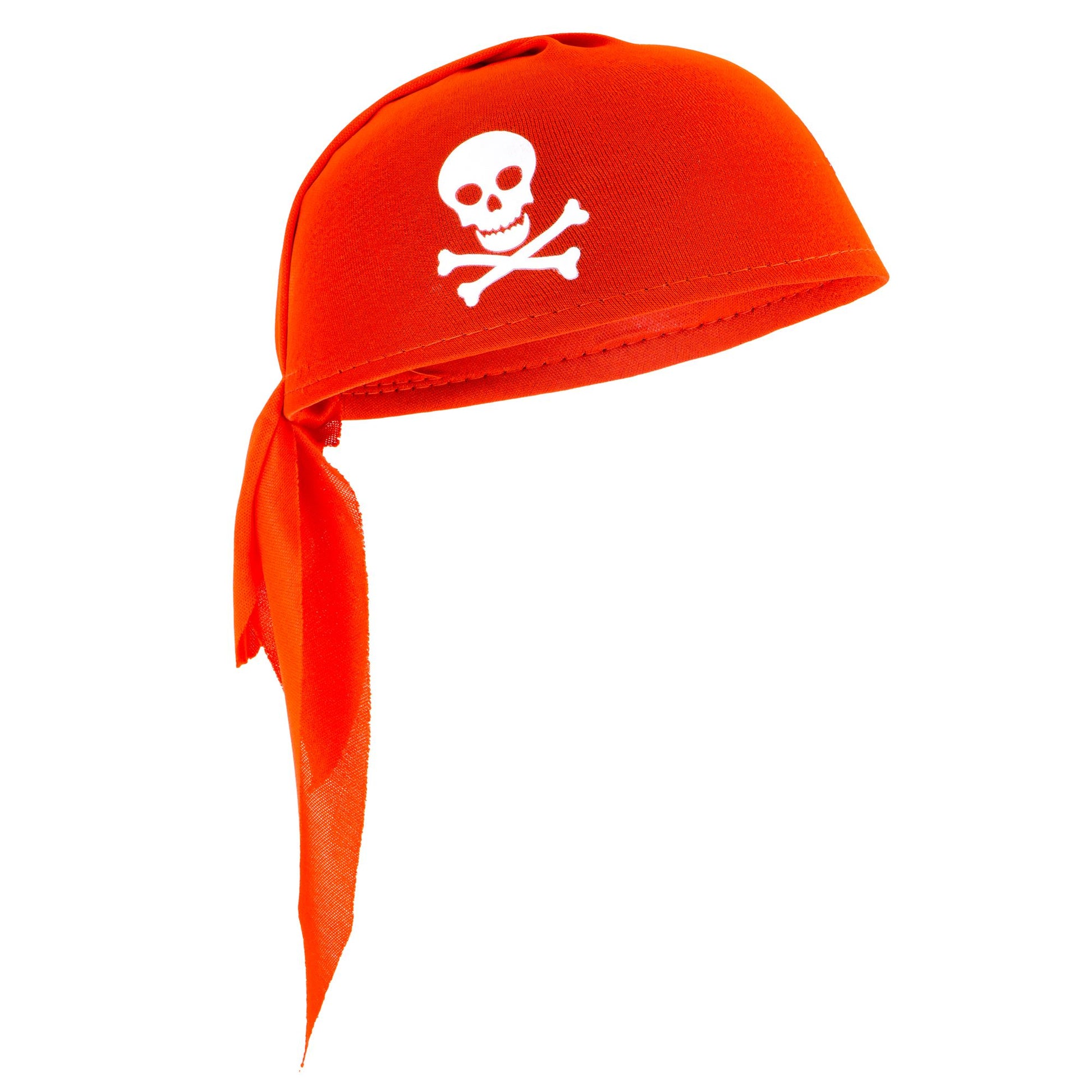 "ROTER STOFF PIRATENHUT" – Vorderansicht