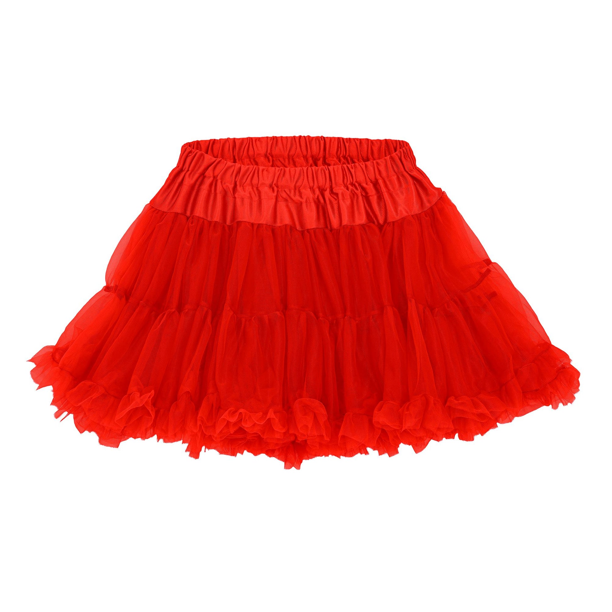 "ROTER TUTU PETTICOAT" weicher mehrlagiger Tüll – Ansicht 4