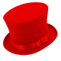 "ROTER ZYLINDER WOLLFILZOPTIK" 16 cm – Vorderansicht