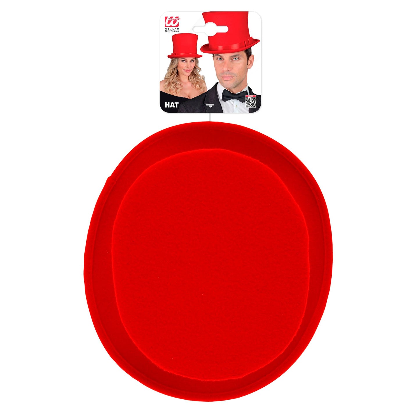 "ROTER ZYLINDER WOLLFILZOPTIK" 16 cm – Detailansicht