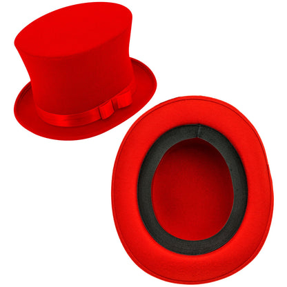 "ROTER ZYLINDER WOLLFILZOPTIK" 16 cm – Ansicht 3