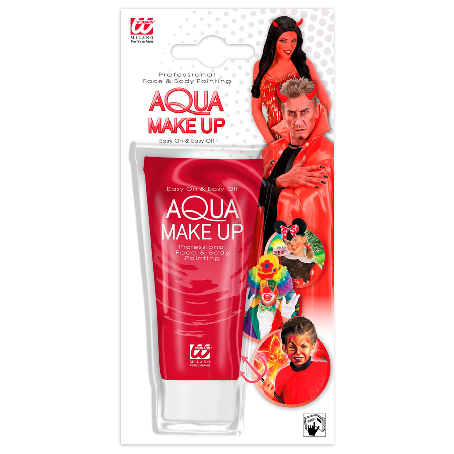 "ROTES AQUA MAKE UP IN TUBE" - 30 ml – Vorderansicht