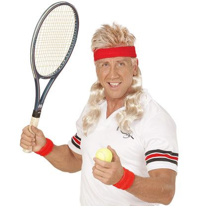 "ROTES STIRNBAND MIT BLONDEM LOCKIGEM HAAR" – Ansicht 4