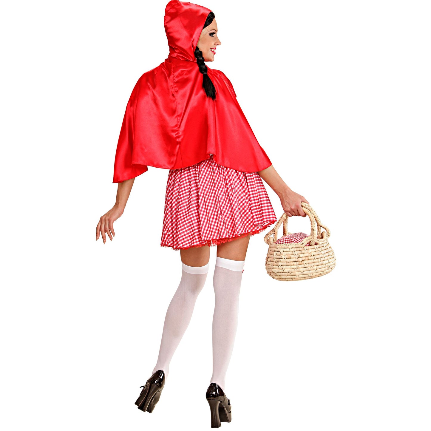 "ROTKÄPPCHEN" (Kleid mit Unterrock, Korsett, Schürze, Umhang mit Kapuze) – Ansicht 3