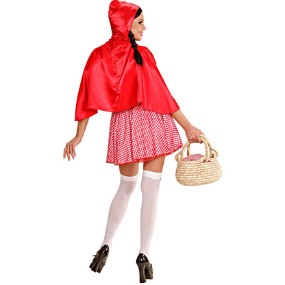 "ROTKÄPPCHEN" (Kleid mit Unterrock, Korsett, Schürze, Umhang mit Kapuze) – Ansicht 3