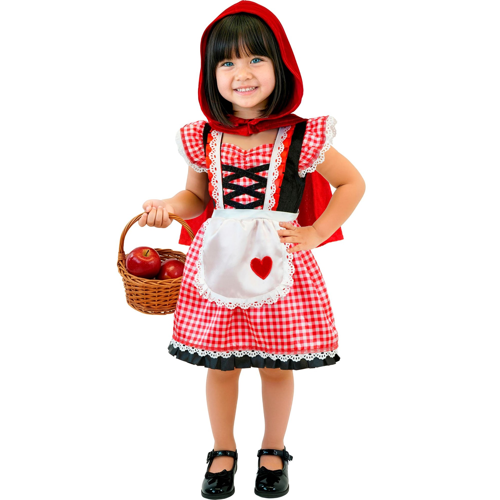 "ROTKÄPPCHEN" (Kleid, Umhang mit Kapuze) – Ansicht 3