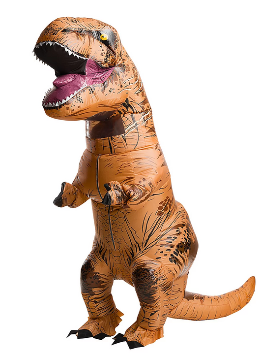 Jurassic Park Aufblasbares T-Rex Dinosaurier Kostüm – Rubies Polyester - Fasnacht24.ch