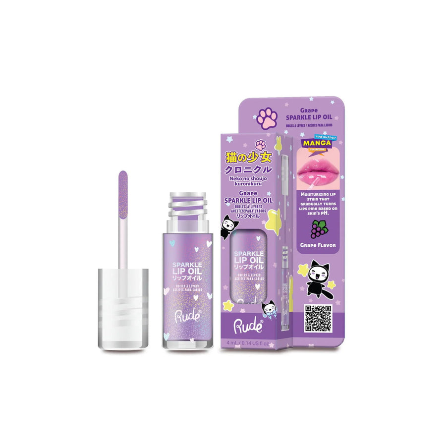 Rude Cosmetics Grape Sparkle Lippenöl 4 ml