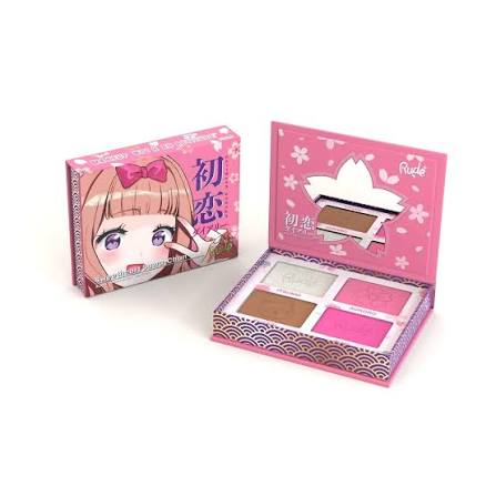 Rude Cosmetics Sweetheart Sawa-Chan Mehrzweck-Gesichtspalette mit 4 Farbtönen