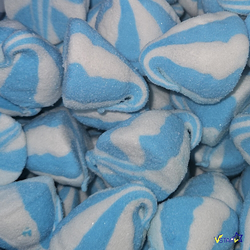 Fini Raspberry Elf Hat Marshmallows 1 kg in Blautönen