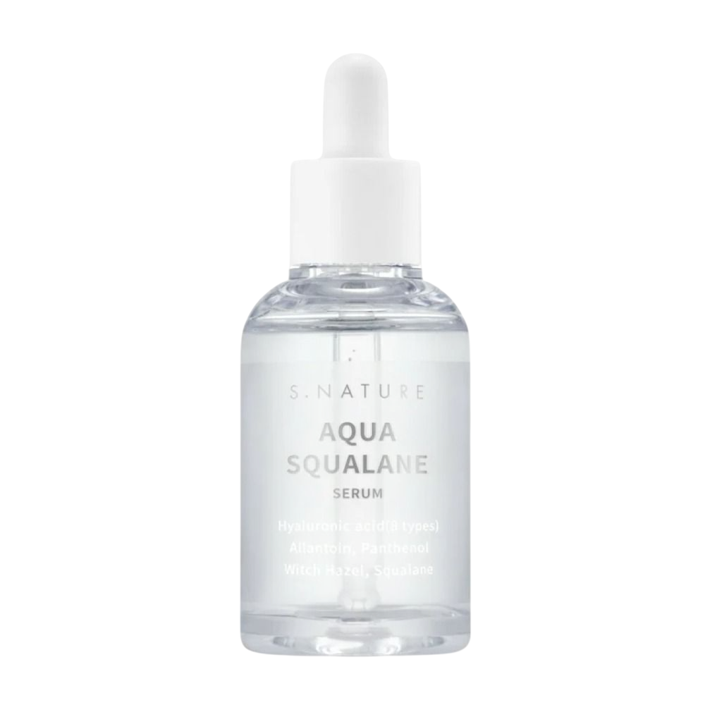 S.Nature, Aqua Squalane, Feuchtigkeitsspendend, Täglich, Serum, Für das Gesicht, 30 ml