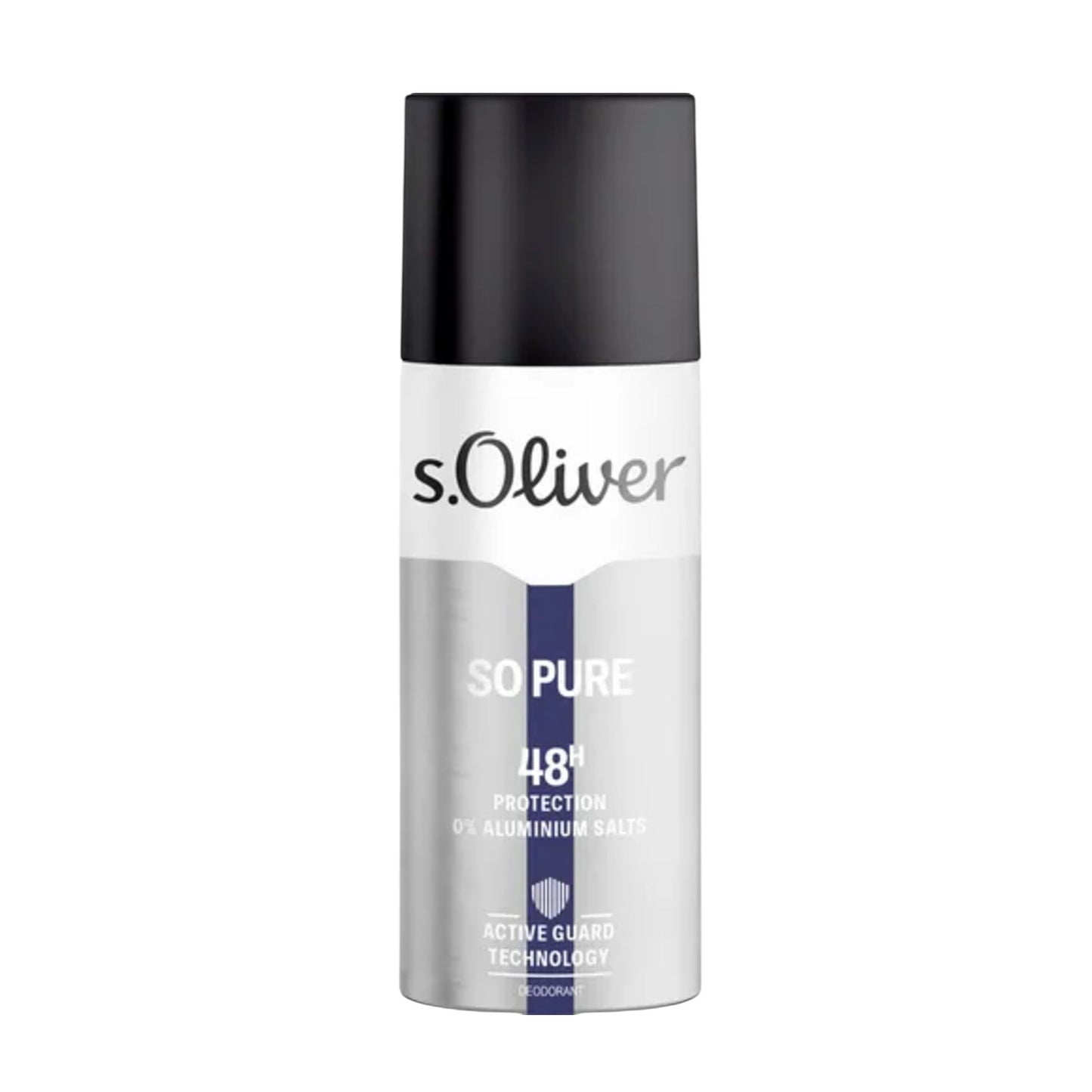 S. Oliver S. Oliver, So Pure, Feuchtigkeitsspendend 48H, Deodorant Spray, Für Männer, 150 ml Regular