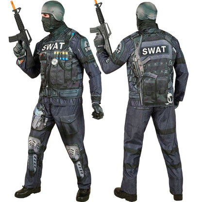 "S.W.A.T. FAST COSTUME" (Oberteil, Hose, Handschuhe, Maske) – Ansicht 3