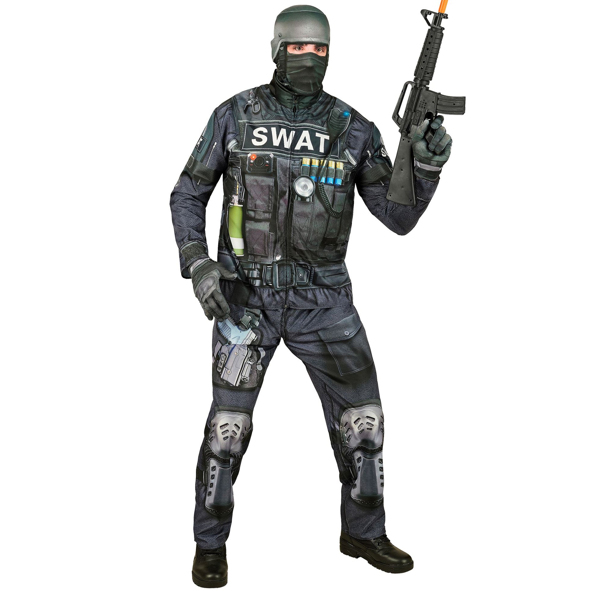 "S.W.A.T. FAST COSTUME" (Oberteil, Hose, Handschuhe, Maske) – Ansicht 6