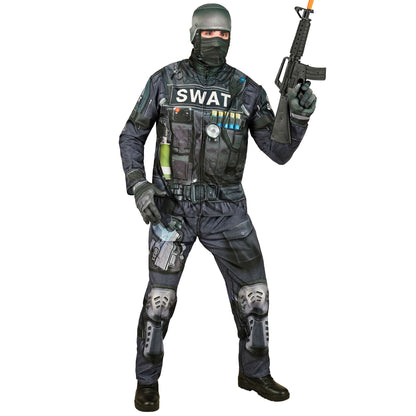 "S.W.A.T. FAST COSTUME" (Oberteil, Hose, Handschuhe, Maske) – Ansicht 6