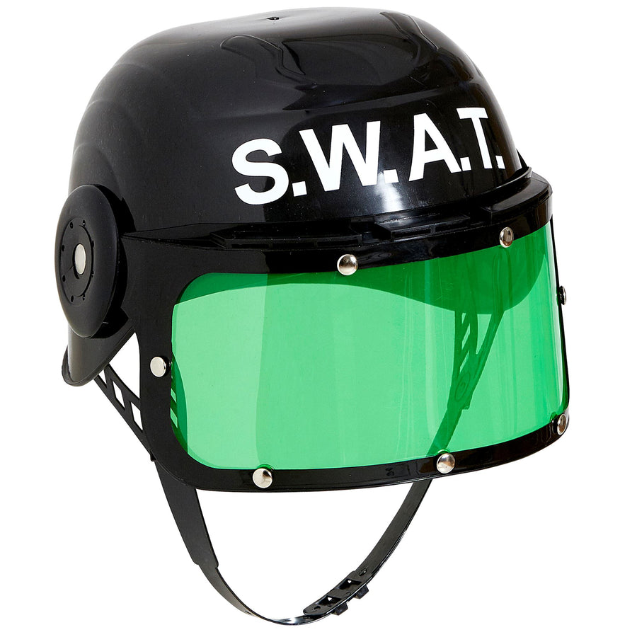 "S.W.A.T. HELM" aus Hartplastik – Vorderansicht
