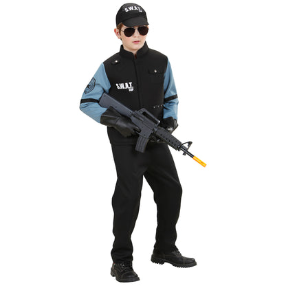 "S.W.A.T." (Oberteil, Hose, Basecap) – Detailansicht