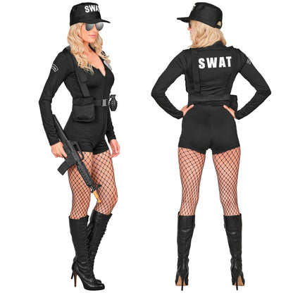 "S.W.A.T." (Overall, Gürtel mit Riemen und Tasche, Basecap, Abzeichen) – Ansicht 7