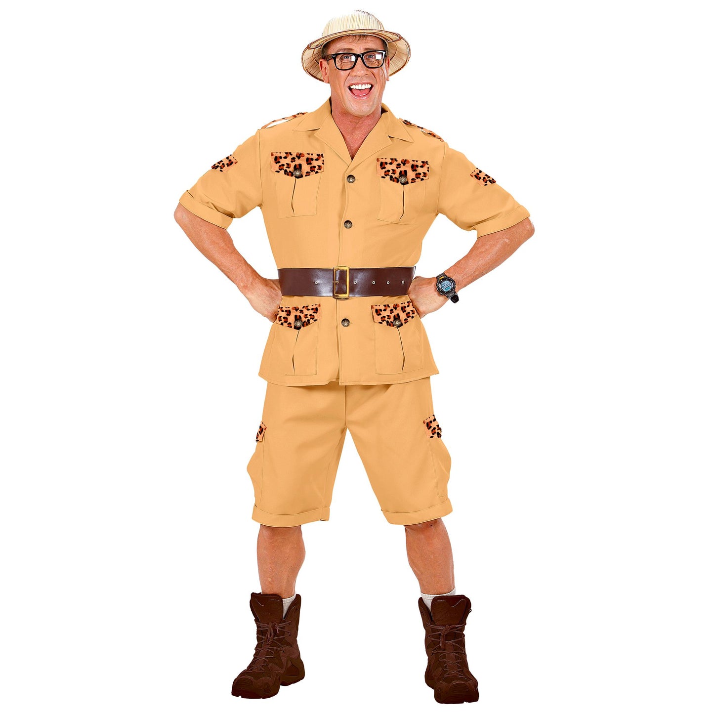"SAFARI" (Hemd, Shorts, Gürtel) – Vorderansicht