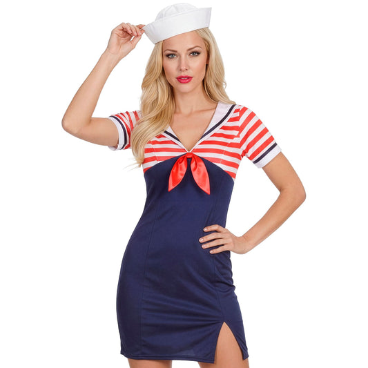 "SAILOR GIRL" (Kostüm, Minihut) – Vorderansicht
