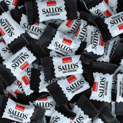 Sallos Das Original extrastarke Hartkaramellen Lakritz 750 g