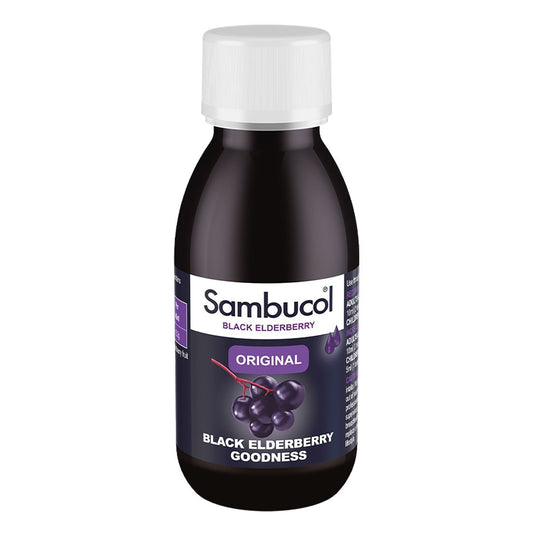 Sambucol Sambucol, Original, Schwarzer Holunderextrakt, Unterstützen Sie das Immunsystem, Sirup, 120 ml Regular