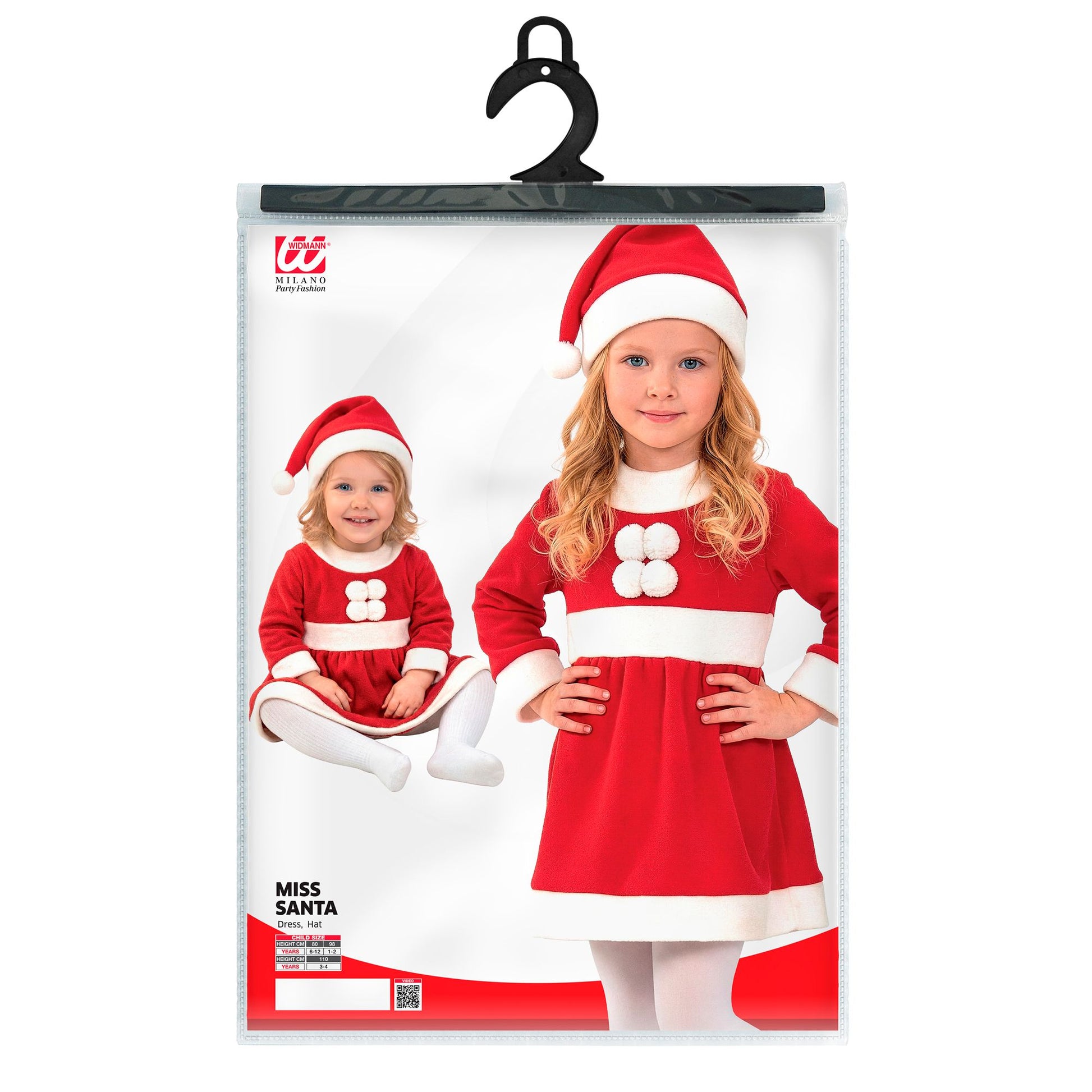 "SANTA GIRL" (Kleid, Mütze) – Ansicht 4