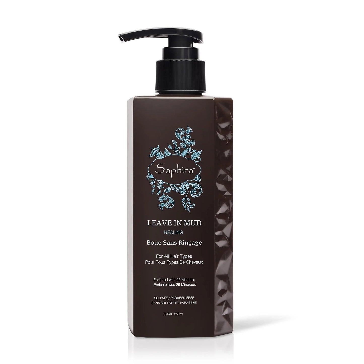 Saphira, Leave In Mud, Parabenfrei, Leave-In Conditioner, Zur Befeuchtung, 250 ml
