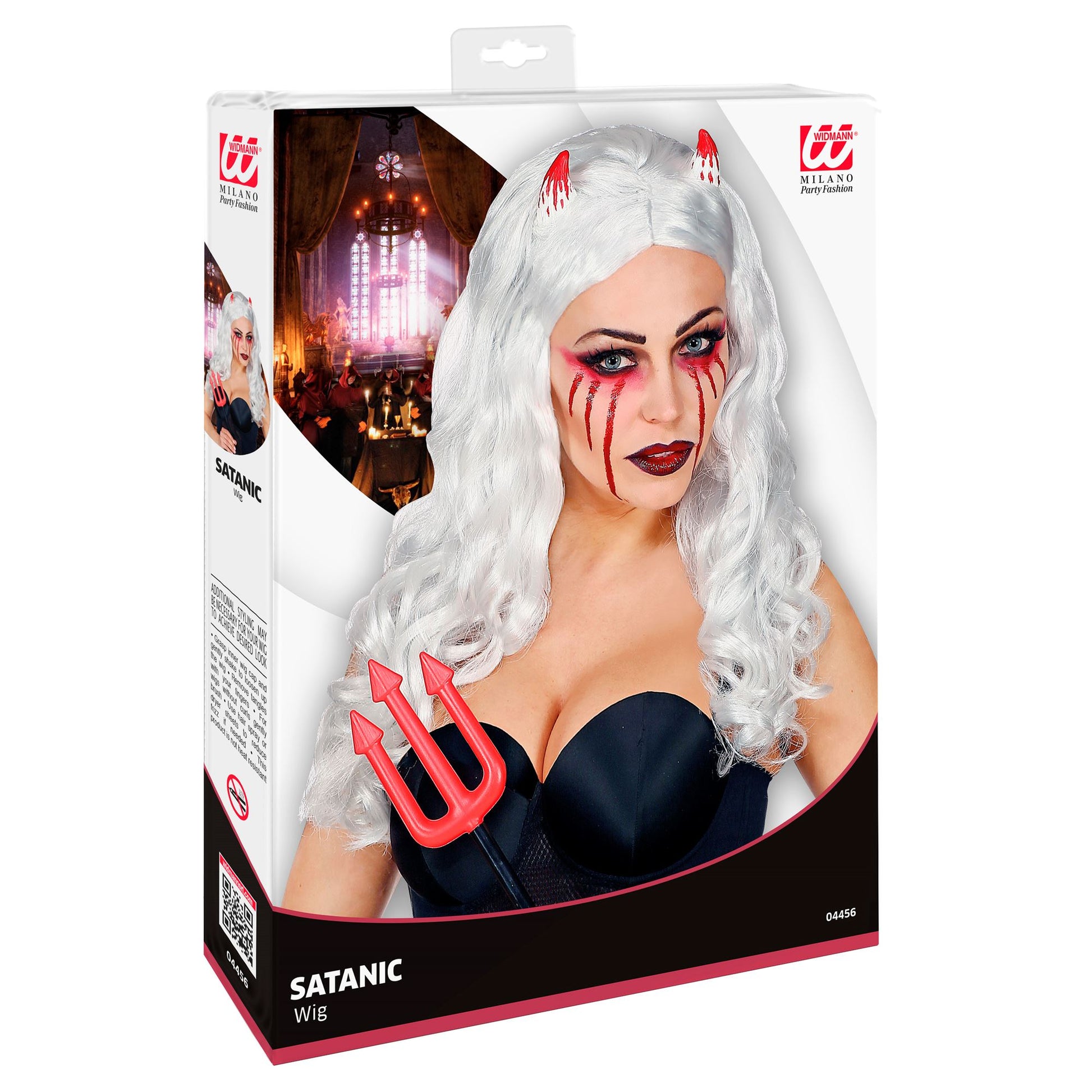 "SATAN PERÜCKE" in Box – Detailansicht