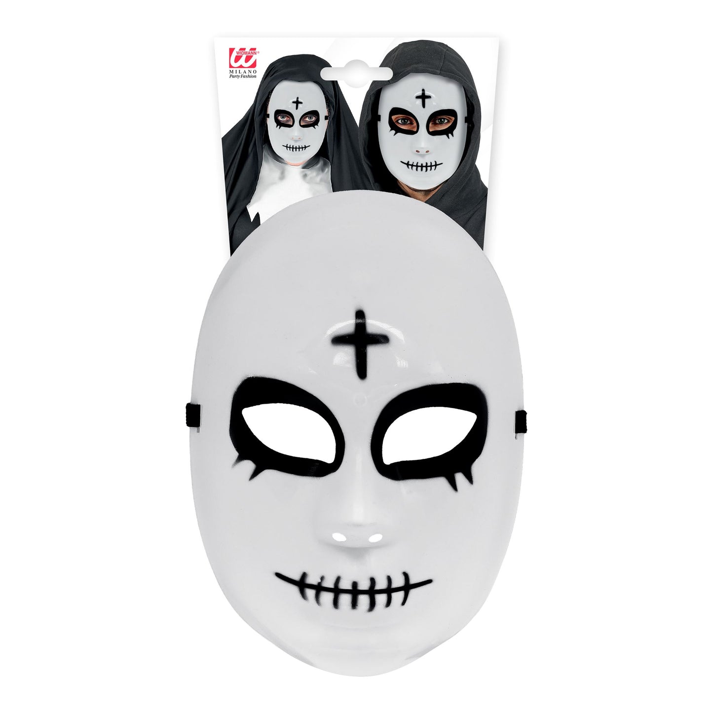 "SATANISTISCHE MASKE AUS HARDPLASTIK" – Detailansicht