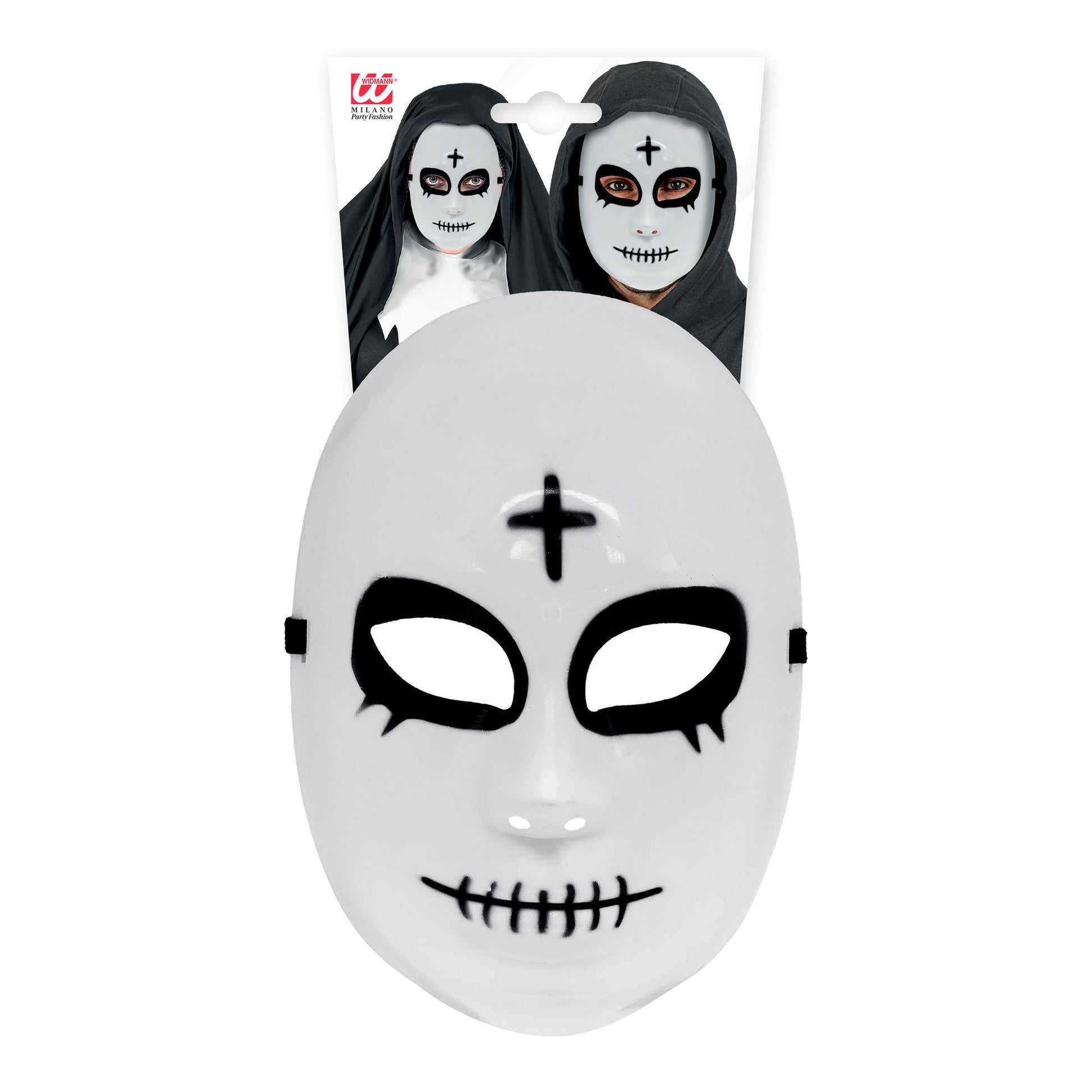 "SATANISTISCHE MASKE AUS HARDPLASTIK" – Detailansicht