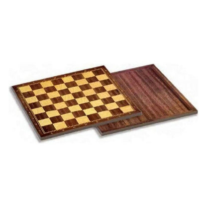 Cayro Schach und Dame Brett T-133 Holz – Produktansicht