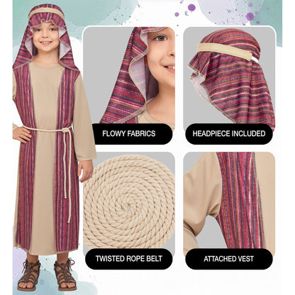 "SCHÄFER" (Robe, Gürtel, Kopfbedeckung) – Ansicht 7