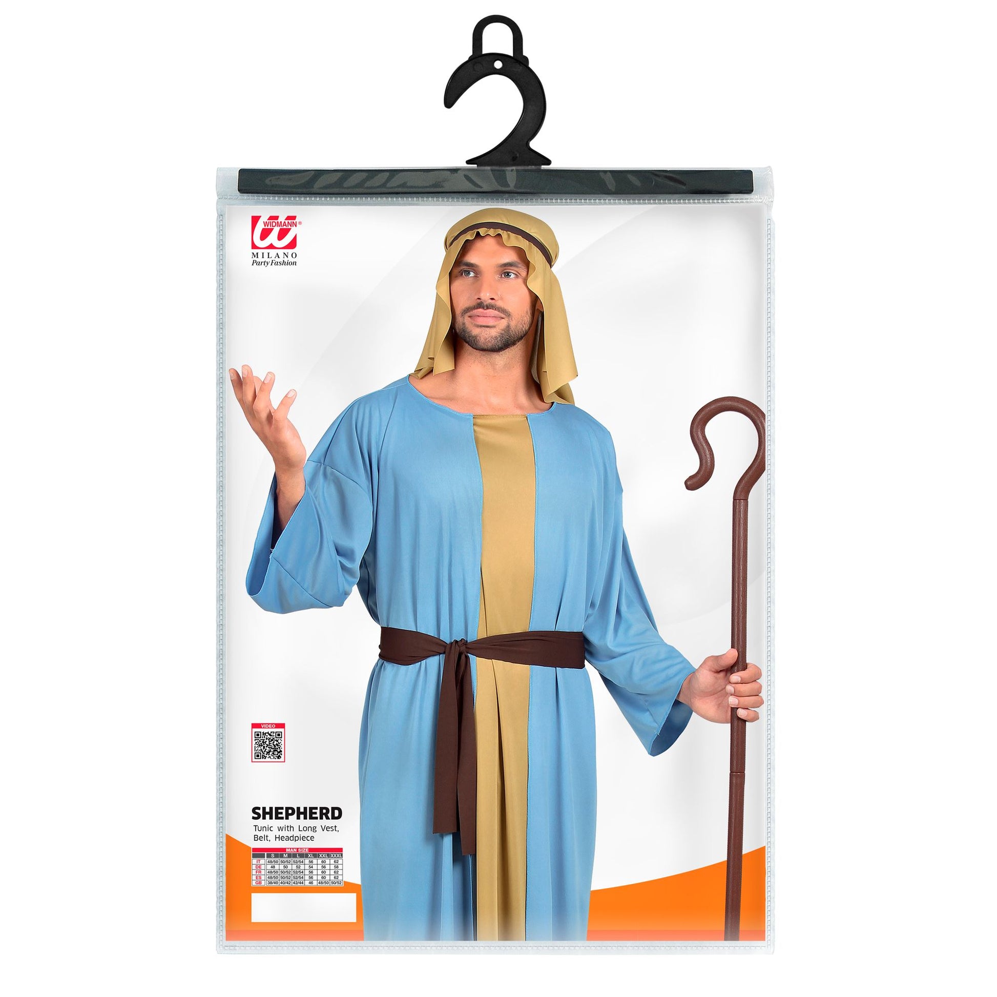 "SCHÄFER" (Robe mit langer Weste, Gürtel, Kopfbedeckung) – Ansicht 5