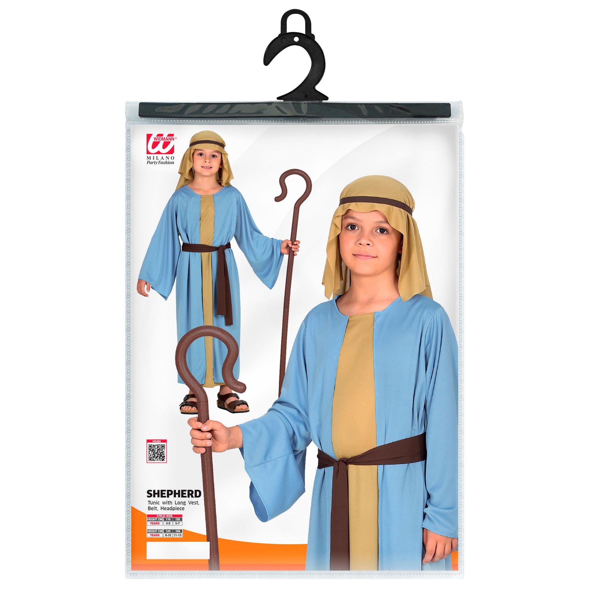 "SCHÄFER" (Robe mit langer Weste, Gürtel, Kopfbedeckung) – Ansicht 4