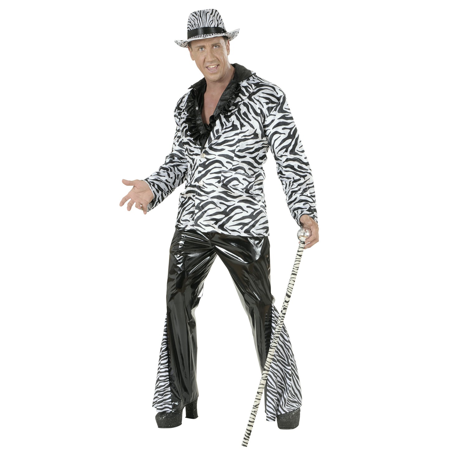 "SCHLAGHOSE ZEBRAPRINT" aus Ethen – Detailansicht