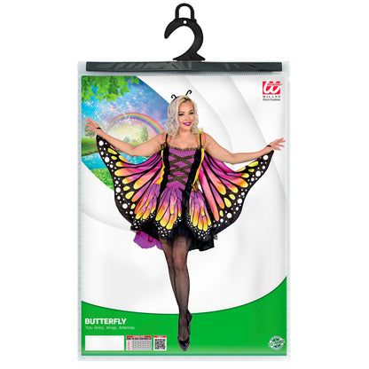 "SCHMETTERLING" (Kleid mit Tutu, Flügel, Antennen) – Ansicht 4