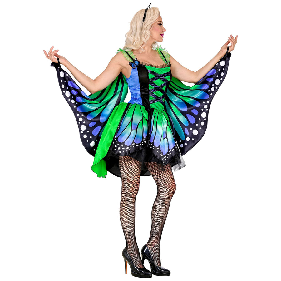 "SCHMETTERLING" (Kleid mit Tutu, Flügel, Antennen) – Detailansicht