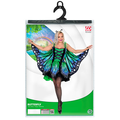 "SCHMETTERLING" (Kleid mit Tutu, Flügel, Antennen) – Ansicht 4