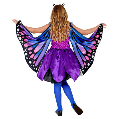 "SCHMETTERLING" (Kleid mit Tutu, Flügel, Antennen) – Ansicht 3