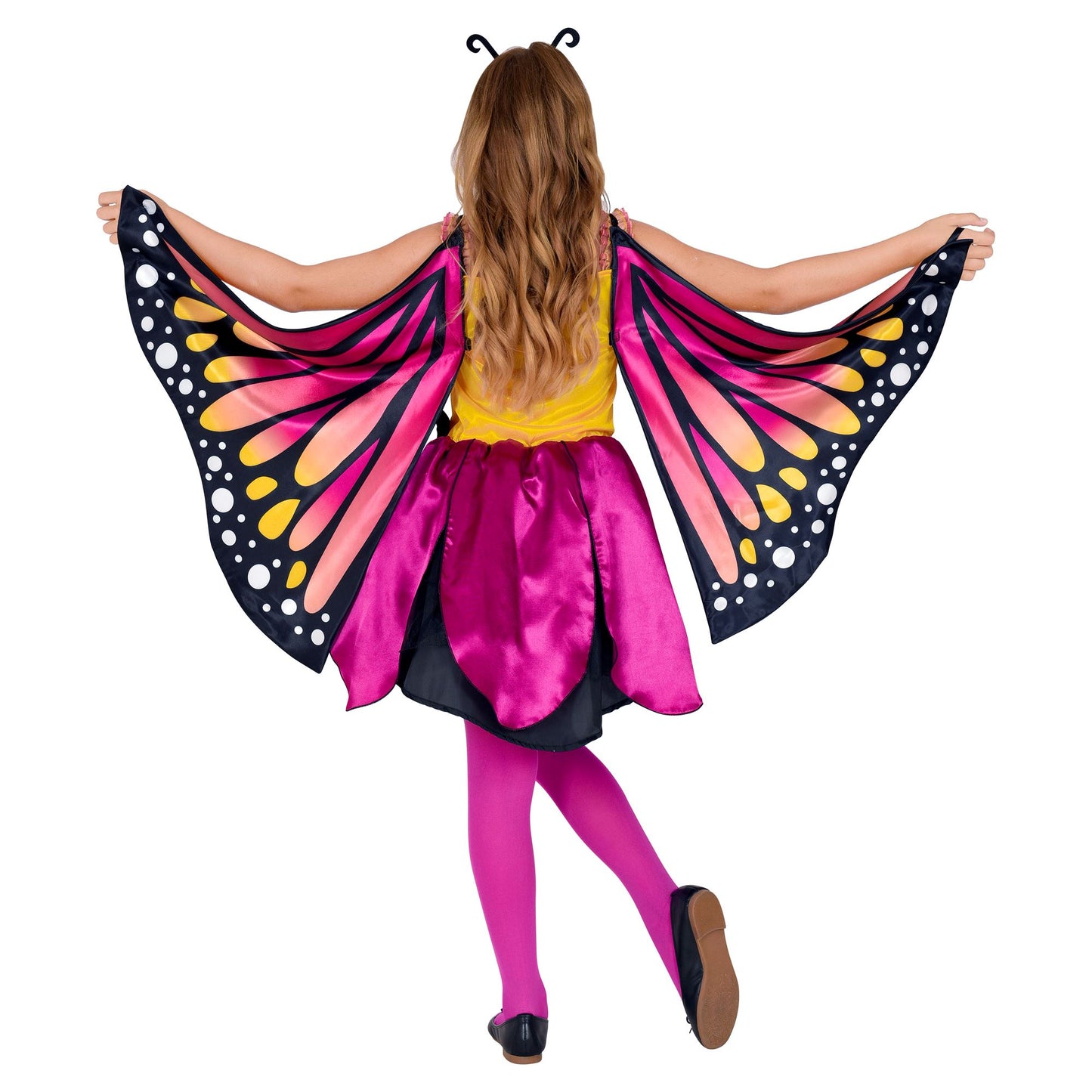 "SCHMETTERLING" (Kleid mit Tutu, Flügel, Antennen) – Ansicht 3