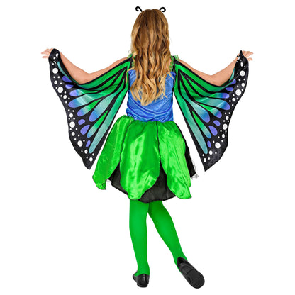 "SCHMETTERLING" (Kleid mit Tutu, Flügel, Antennen) – Ansicht 3