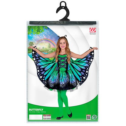 "SCHMETTERLING" (Kleid mit Tutu, Flügel, Antennen) – Ansicht 4
