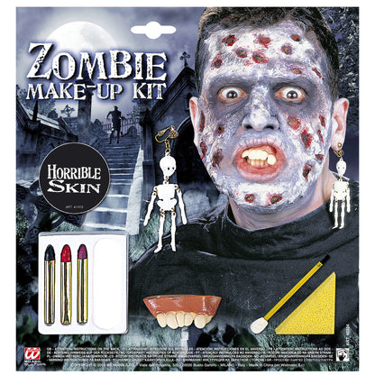 "SCHMINKSET ZOMBIE MIT ZUBEHÖR" – Vorderansicht